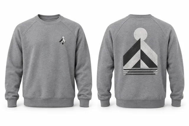 Sport Grey raglan graphic sweatshirt
