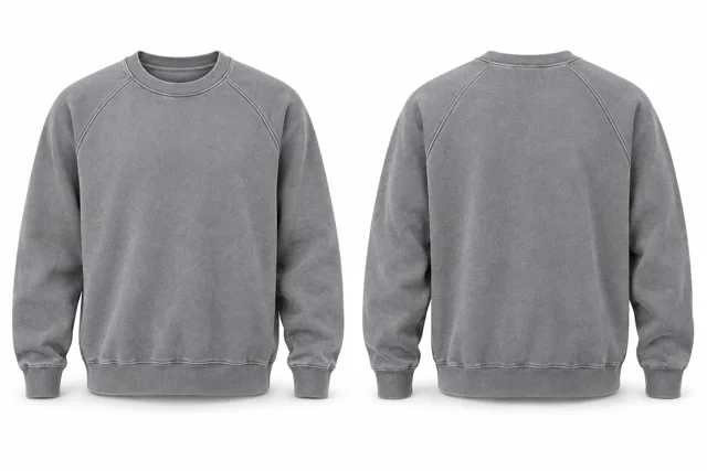 Sport Grey raglan vintage-inspired sweatshirt