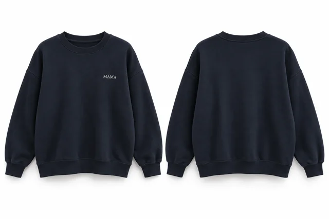 Navy relaxed mama sweatshirt