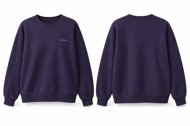 Purple minimal mama sweatshirt