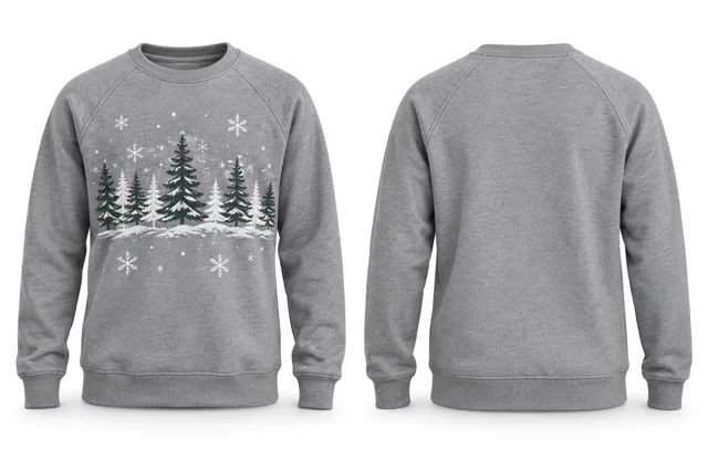 Sport Grey raglan christmas sweatshirt