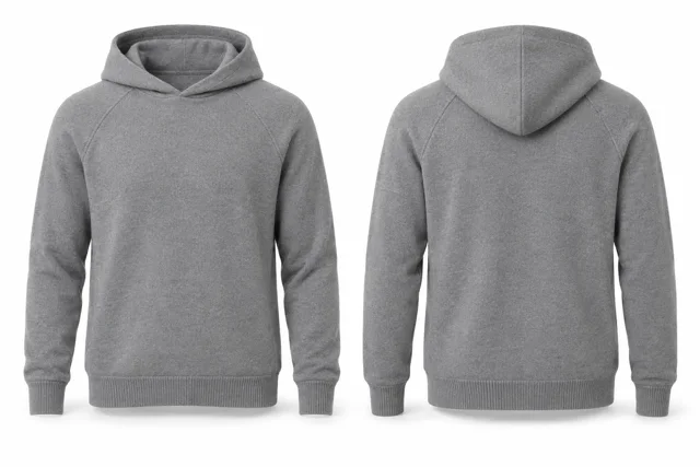 Sport Grey raglan cashmere hoodie concept