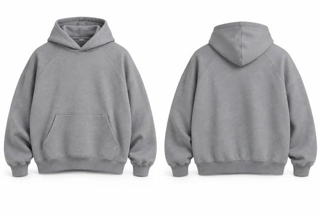 Sport Grey raglan oversized hoodie