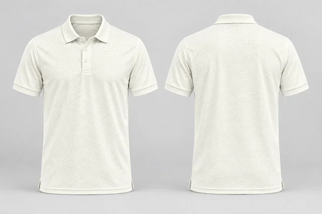 Cool Ivory Adult Short Sleeves cool mesh polo