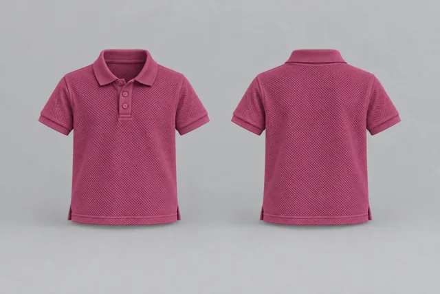 Plum Kids Short Sleeves honeycomb polo