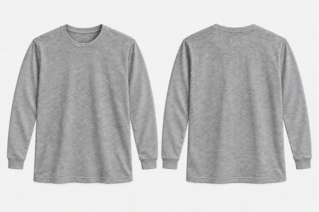 Grey Melange Full-Sleeves