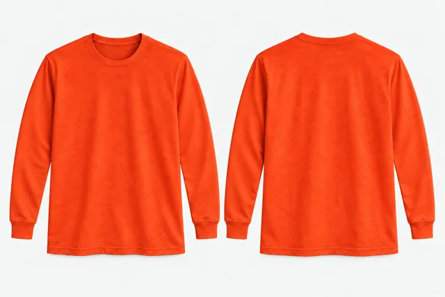 Orange Full-Sleeves