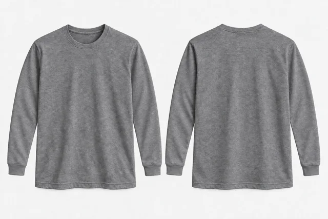 Medium Grey Melange Full-Sleeves