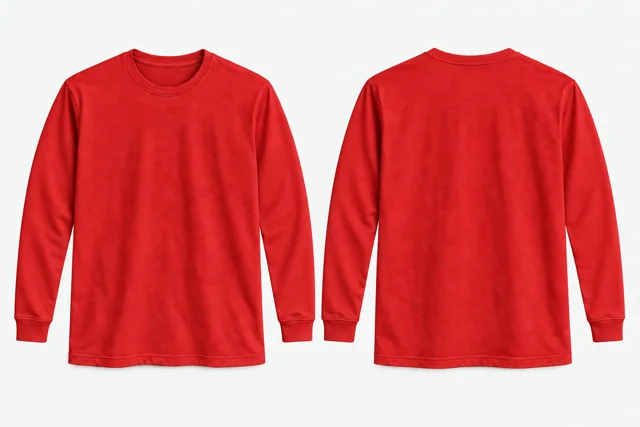 Scarlet Red Full-Sleeves