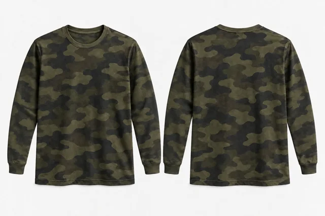 Woodland Camouflage Full-Sleeves