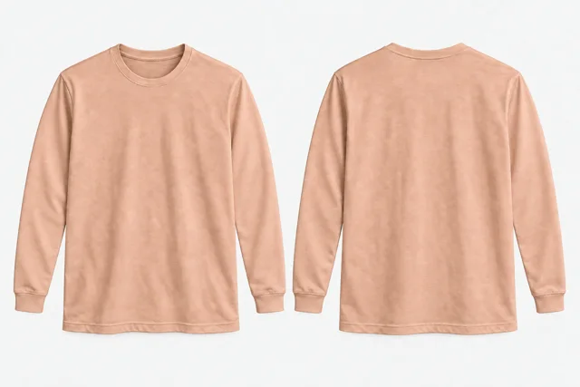 Peach Beige Full-Sleeves