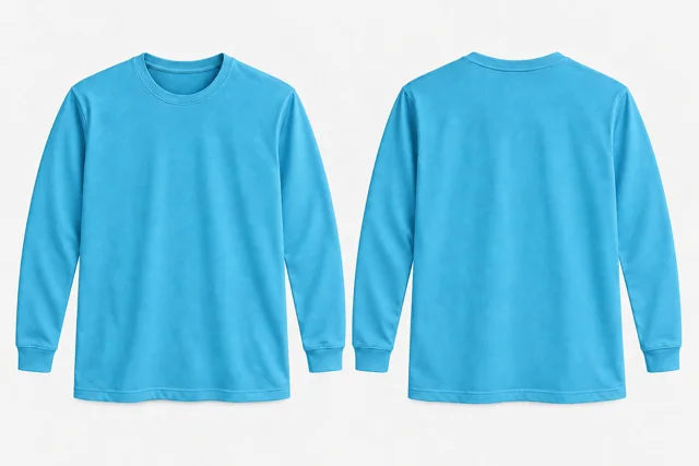 Aqua Blue Full-Sleeves