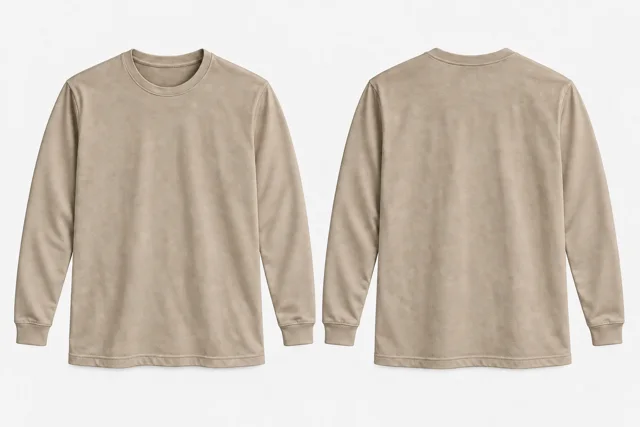 Khaki Beige Full-Sleeves