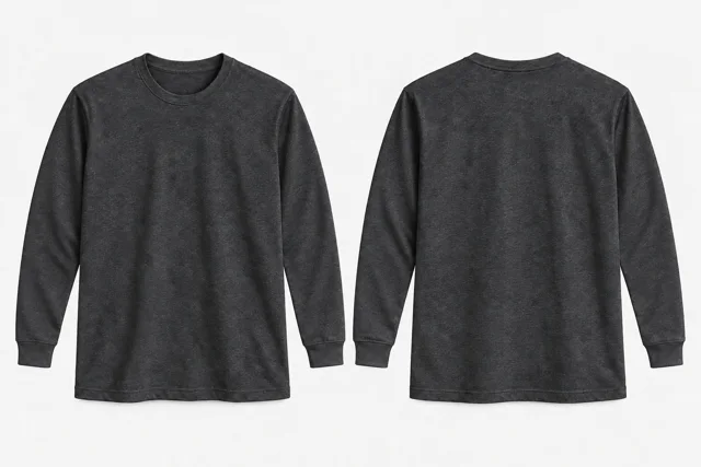 Dark Charcoal Heather Full-Sleeves