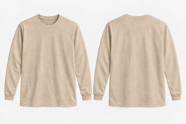 Cream Beige Full-Sleeves
