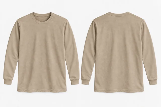 Stone Beige Full-Sleeves