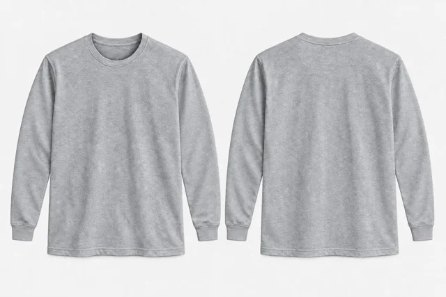 Pearl Grey Heather Full-Sleeves