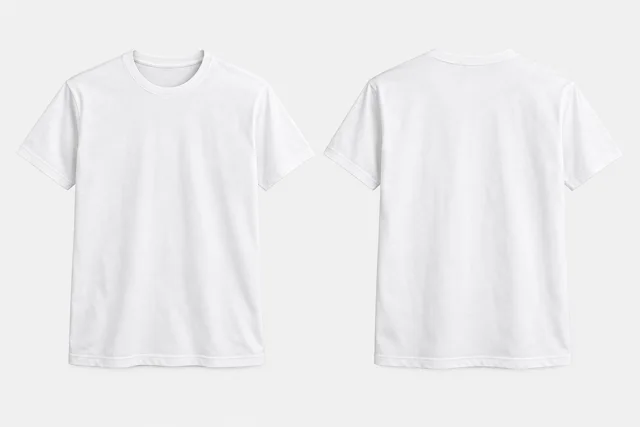 White Round-Neck