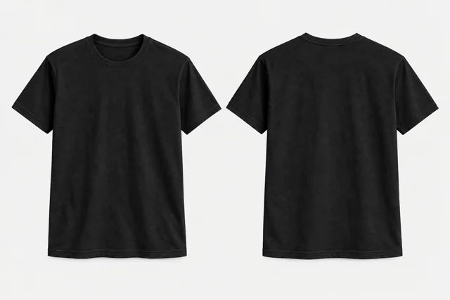 Black Round-Neck