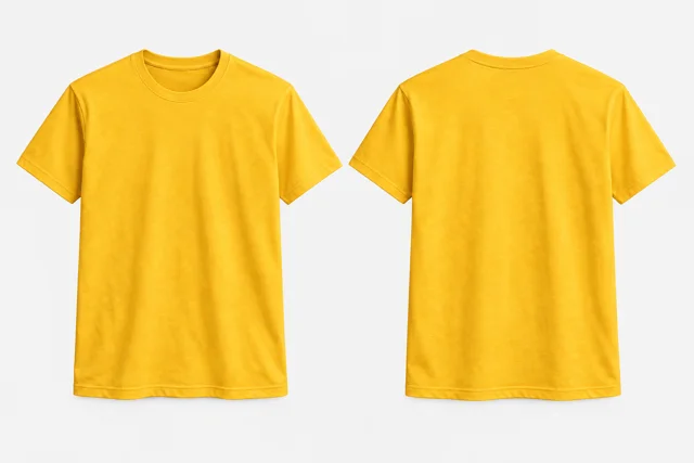 Yellow Round-Neck