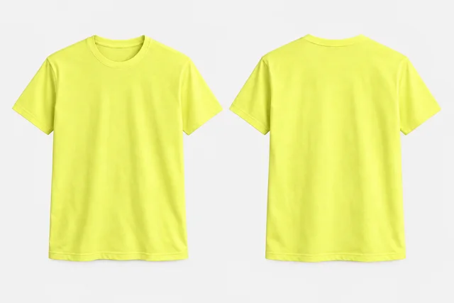 Lemon Yellow Round-Neck