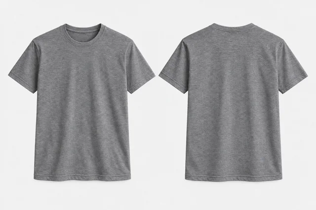 Medium Grey Melange Round-Neck