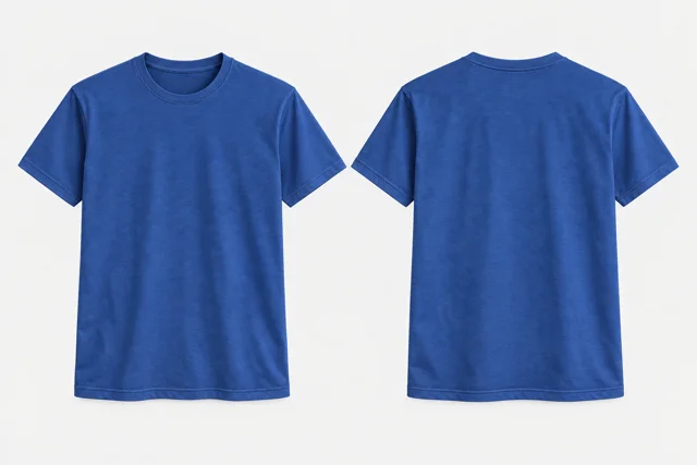 Deep Royal Blue Round-Neck