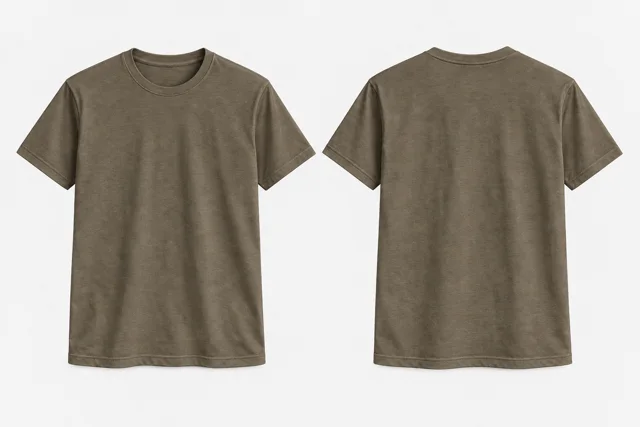 Olive Khaki Round-Neck