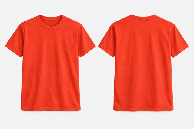 Vermilion Round-Neck