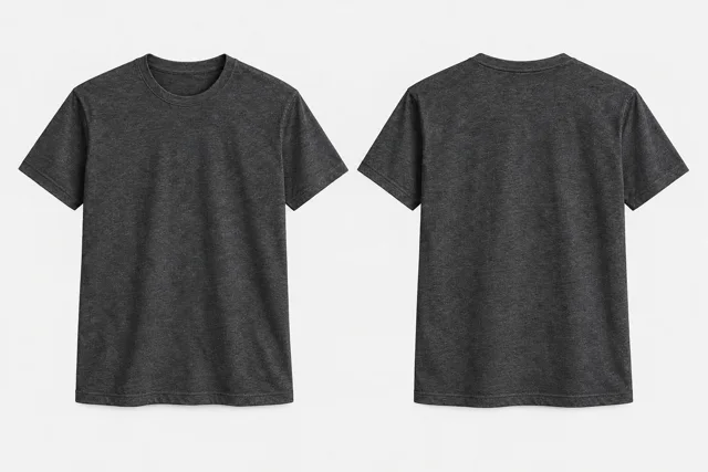 Dark Charcoal Heather Round-Neck
