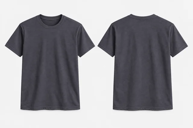 Smoky Slate Round-Neck