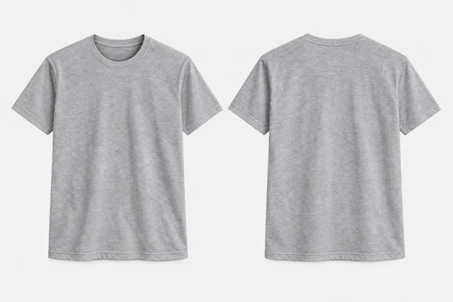 Pearl Grey Heather Round-Neck