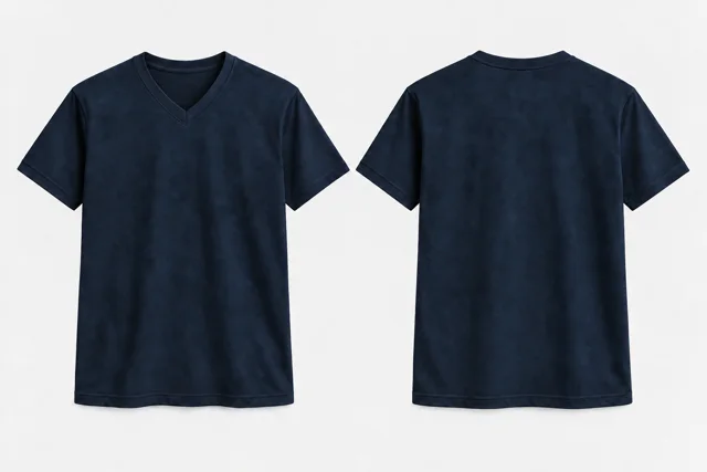 Navy Blue V-Neck
