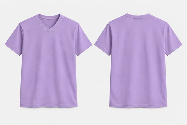 Lavender V-Neck