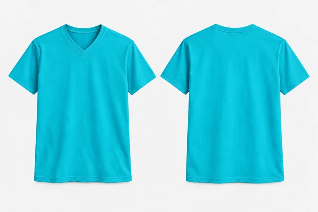Turquoise V-Neck