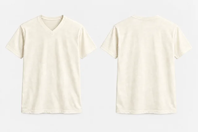 Ivory V-Neck