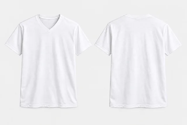 Bright White V-Neck