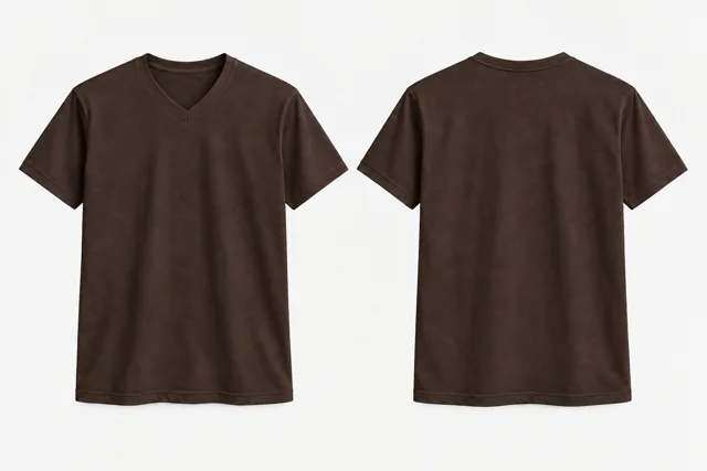 Dark Chocolate V-Neck