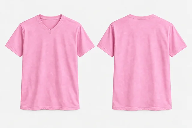 Candy Pink V-Neck