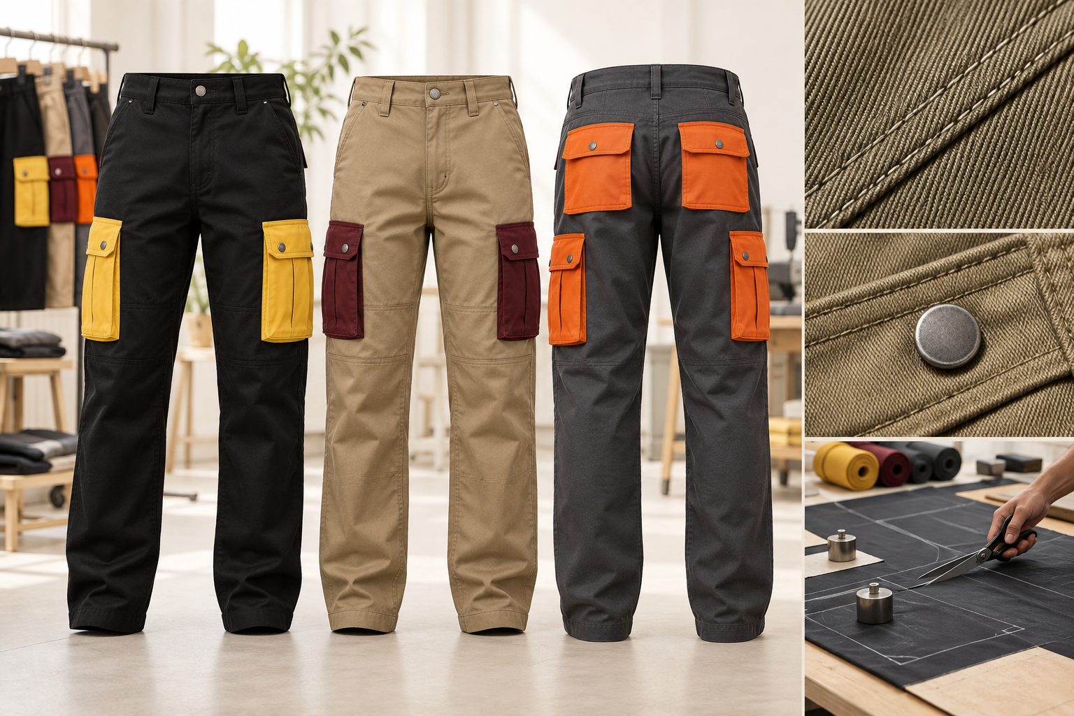 Six-pocket Cargo Pants